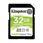 Kingston Canvas 32GB 100MBs  Tarjeta SD