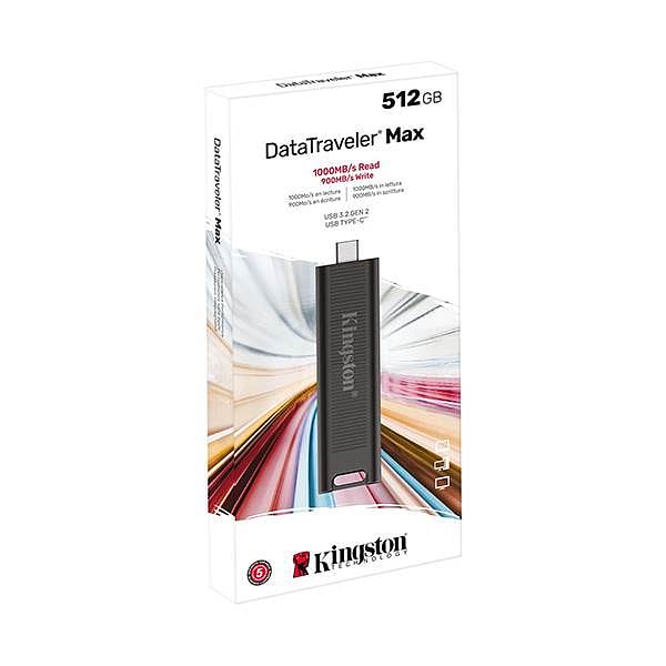 Kingston Technology DataTraveler Max unidad flash USB Type C 512 GB  Pen Drive