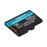 Kingston Canvas Go Plus 512GB  Tarjeta microSD UHSI U3 V30 A2 Memoria Clase 10 170MBs con Adaptador