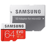 Samsung EVO PLUS 64GB MicroSD Clase 10  Memoria Flash Samsung EVO PLUS 64GB MicroSD Clase 10  Memoria Flash
