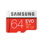 Samsung EVO PLUS 64GB MicroSD Clase 10  Memoria Flash Samsung EVO PLUS 64GB MicroSD Clase 10  Memoria Flash