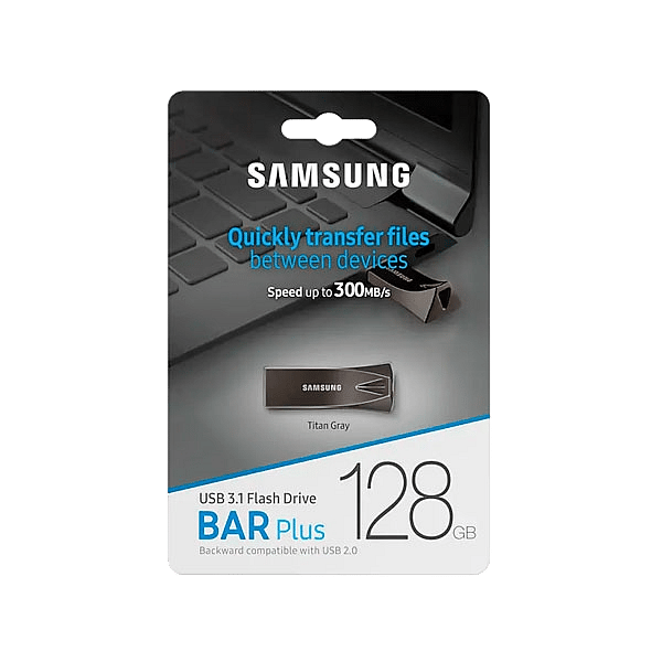 Samsung BAR Titan Gray Plus 128GB USB 31  PenDrive