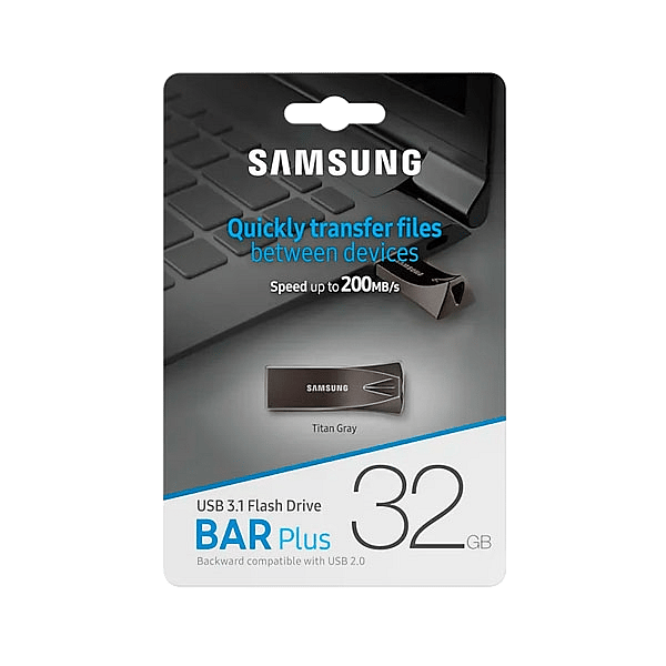 Samsung BAR Titan Gray Plus 32GB USB 31  PenDrive