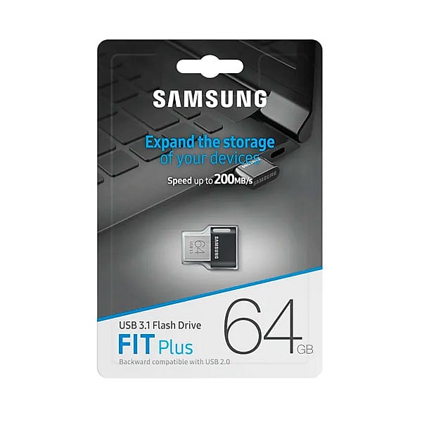 Samsung FIT Titan Gray Plus 64GB USB 31  PenDrive