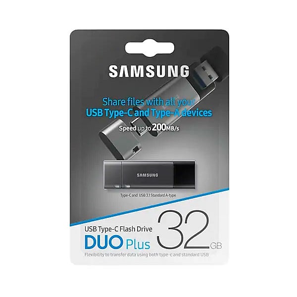 Samsung DUO Titan Gray Plus 32GB USB 31  PenDrive