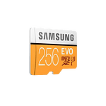 Samsung EVO 256GB MicroSD Clase 10  Memoria Flash Samsung EVO 256GB MicroSD Clase 10  Memoria Flash