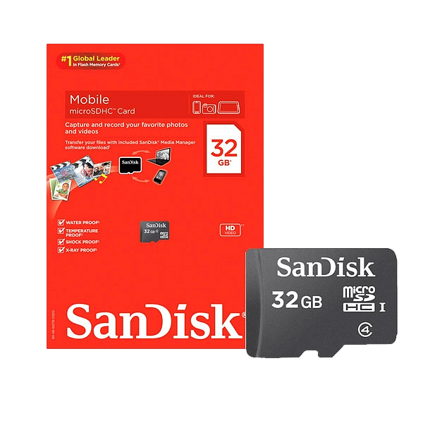 SanDisk  tarjeta de memoria flash  32 GB  microSDHC