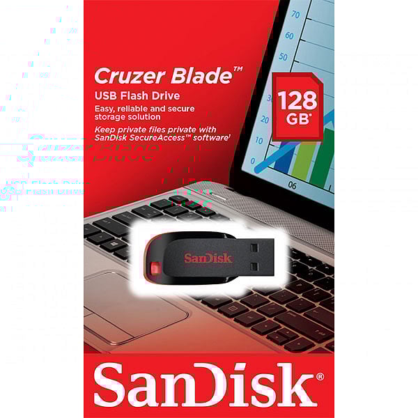 SanDisk Cruzer Blade 128GB  Pendrive