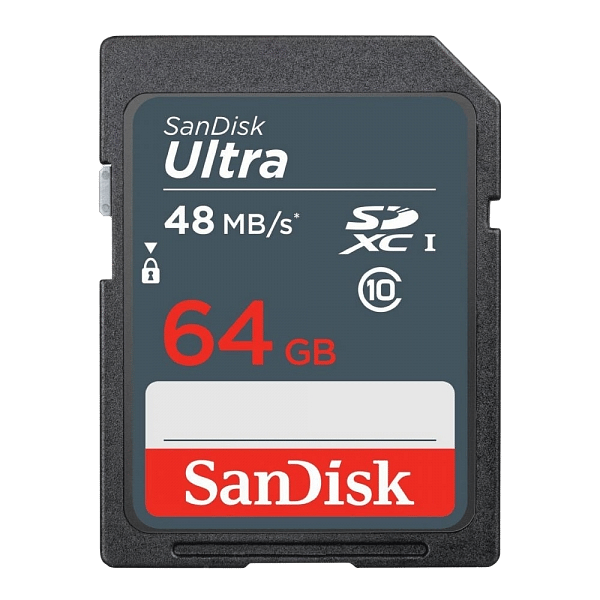SanDisk Ultra 64GB 48MBs  Tarjeta SD