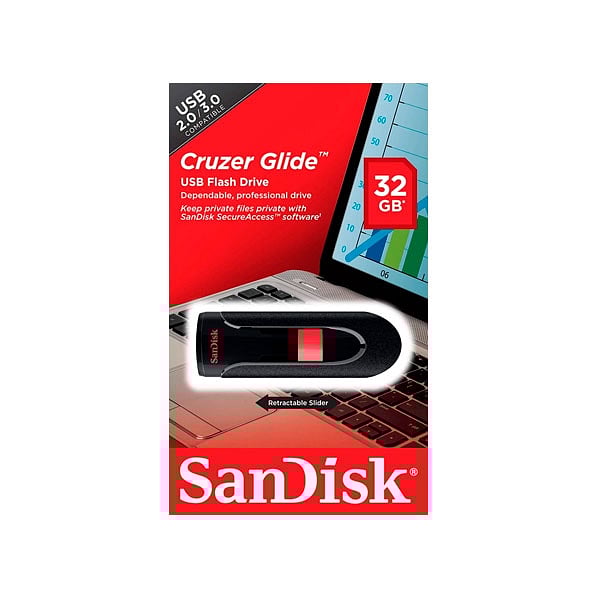 SanDisk 32GB Cruzer Glide  Memoria USB