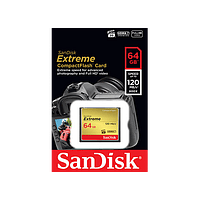 SanDisk Extreme 64GB 120MB/s 85MB/s - Tarjeta CompactFlash
