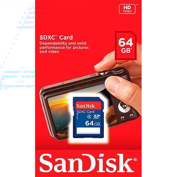SanDisk Standard 64GB  Tarjeta SD