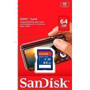 SanDisk Standard 64GB  Tarjeta SD