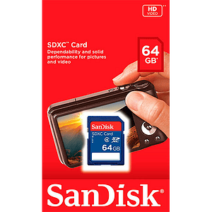SanDisk Standard 64GB  Tarjeta SD