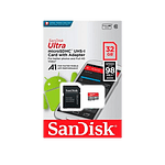 SanDisk Ultra Android 32GB 98MBs cadapt  Tarjeta microSD
