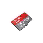 SanDisk Ultra Android 64GB 100MBs cadapt  Tarjeta microSD