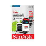 SanDisk Ultra Android 128GB 100MBs cadapt Tarjeta microSD SanDisk Ultra Android 128GB 100MBs cadapt Tarjeta microSD