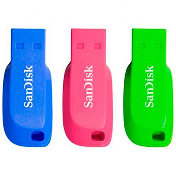 SanDisk Cruzer Blade 16GB pack de 3  PenDrive
