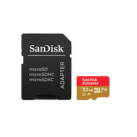 SanDisk Extreme 32GB 100MB/s 60MB/s c/adap - Tarjeta microSD