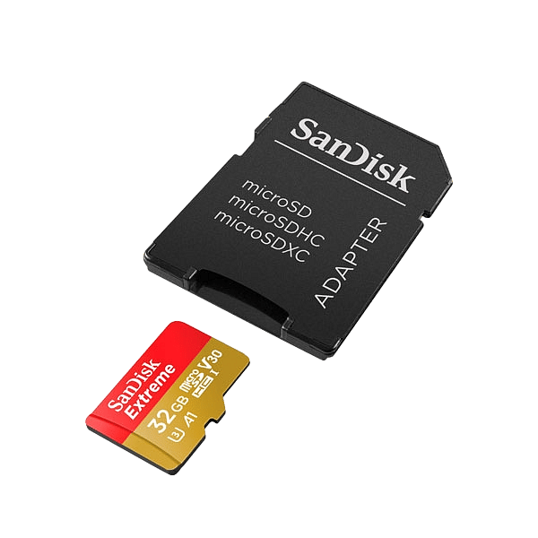 SanDisk Extreme 32GB 100MBs 60MBs cadap  Tarjeta microSD
