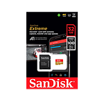 SanDisk Extreme 32GB 100MBs 60MBs cadap  Tarjeta microSD