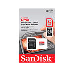 SanDisk Ultra 32GB 98MBs cadap  Tarjeta microSD