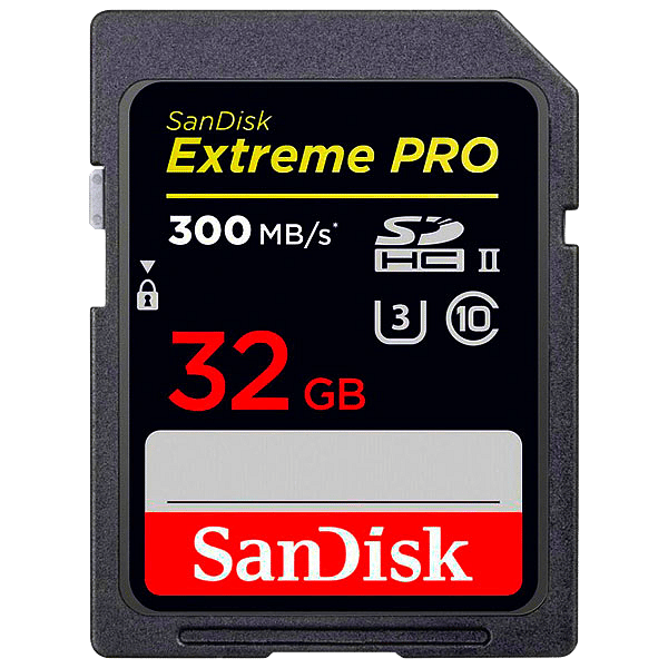 SanDisk Extreme Pro 32GB 300MBs UHSII  Tarjeta SD