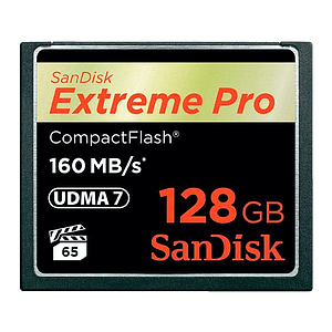 SanDisk Extreme Pro 128GB 160MBs  Tarjeta CompactFlash