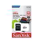 SanDisk Ultra Android 64GB 80MBs cadap  Tarjeta microSD
