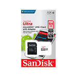 SanDisk Ultra Android 64GB 80MBs cadap Tarjeta microSD SanDisk Ultra Android 64GB 80MBs cadap Tarjeta microSD