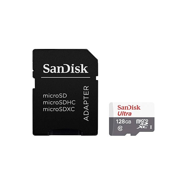 SanDisk Ultra Android 128GB 80MBs cadapt  Tarjeta microSD
