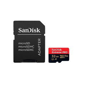 SanDisk Extreme Pro 32GB 100MBs cadap  Tarjeta microSD