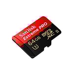SanDisk Extreme Pro 64GB 275MBs  USB3  Tarjeta microSD