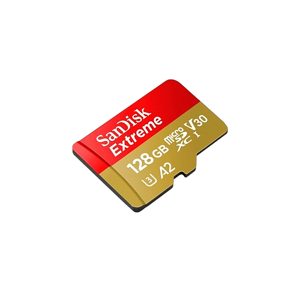 Sandisk Extreme MicroSD 128GB  adaptador  Rescue Pro Delx