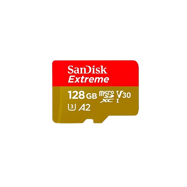 Sandisk Extreme MicroSD 128GB  adaptador  Rescue Pro Delx