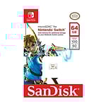 SanDisk Micro SD 64GB para Nintendo Switch Zelda  Memoria