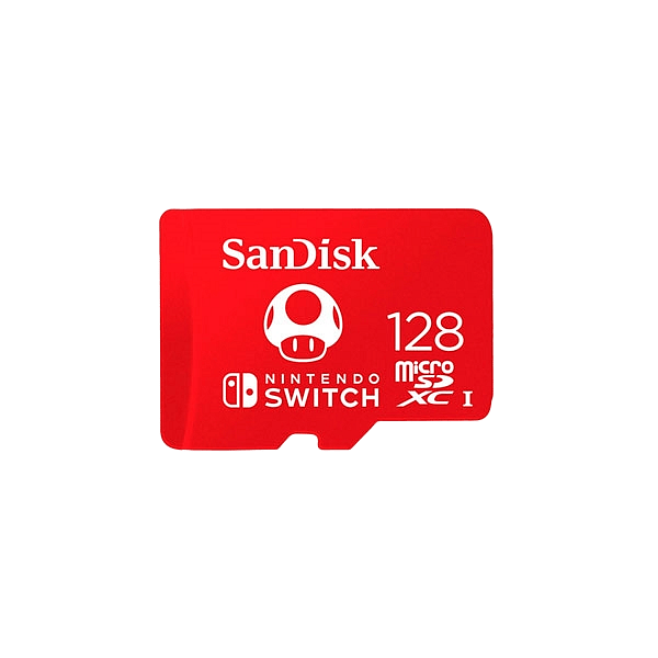 SanDisk Micro SD 128GB para Nintendo Switch Mario  Memoria