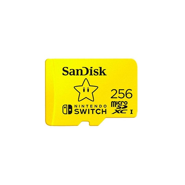 SanDisk Micro SD 256GB para Nintendo Switch Star  Memoria