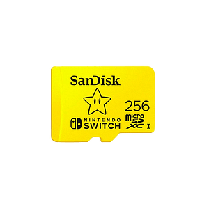 SanDisk Micro SD 256GB para Nintendo Switch Star  Memoria