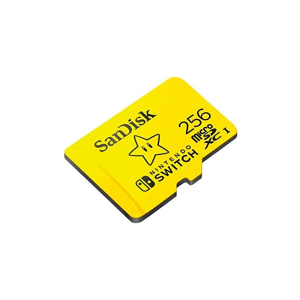 SanDisk Micro SD 256GB para Nintendo Switch Star  Memoria