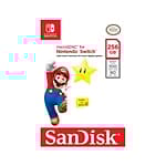 SanDisk Micro SD 256GB para Nintendo Switch Star  Memoria