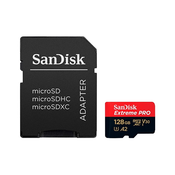 SanDisk Extreme Pro 128GB 170MBs cAdap  Soft  MicroSD