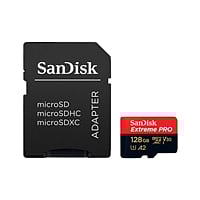 SanDisk Extreme Pro 128GB 170MBs cAdap  Soft  MicroSD