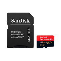 SanDisk Extreme Pro 128GB 170MBs cAdap  Soft  MicroSD