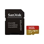 SanDisk Extreme 64GB 160MBs cadap  Tarjeta microSD