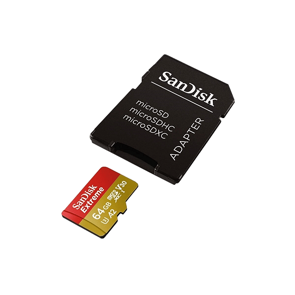 SanDisk Extreme 64GB 160MBs cadap  Tarjeta microSD