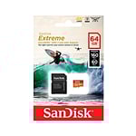 SanDisk Extreme 64GB 160MBs cadap  Tarjeta microSD