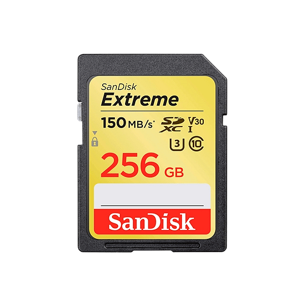 SanDisk Extreme 256GB 150MBs  Tarjeta SD