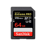 SanDisk Extreme Pro 64GB 170MBs  Tarjeta SD