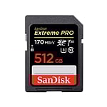 SanDisk Extreme Pro 512GB 170MBs  Tarjeta SD